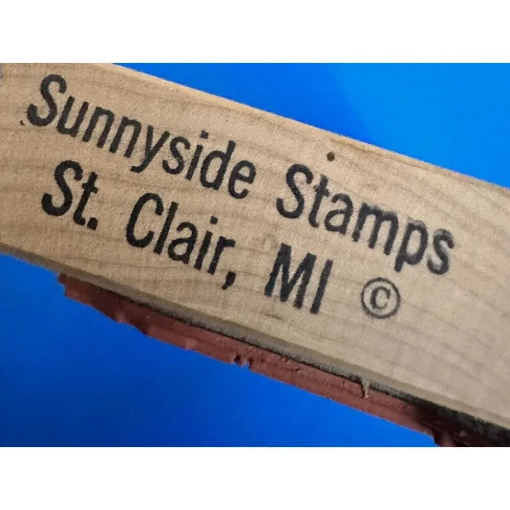 Charity Island Lighthouse Lake Huron Michigan‎ Rubber Stamp See Pictures